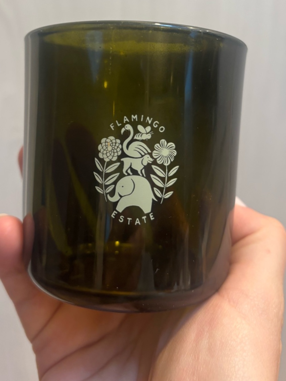 Flamingo Estate Candle Glass Jar